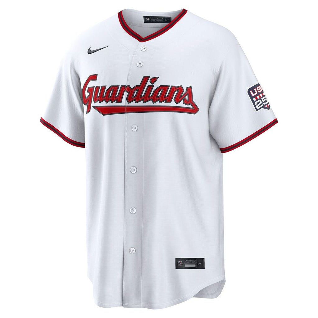 Cleveland Guardians Jos¨¦ Ram¨ªrez Nike USA 250 Fourth of July Home Stadium Jersey - White