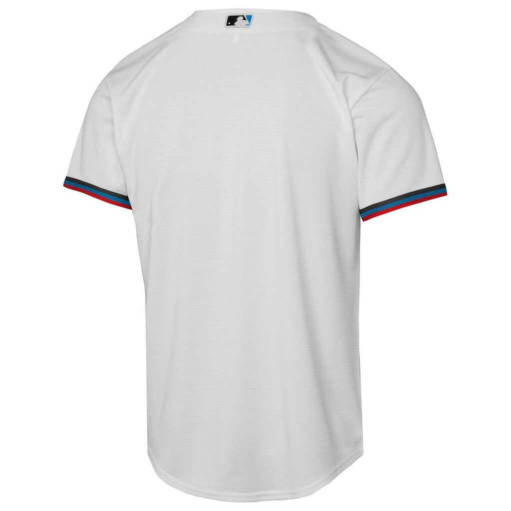 Miami Marlins Nike Youth Home Replica Jersey - White