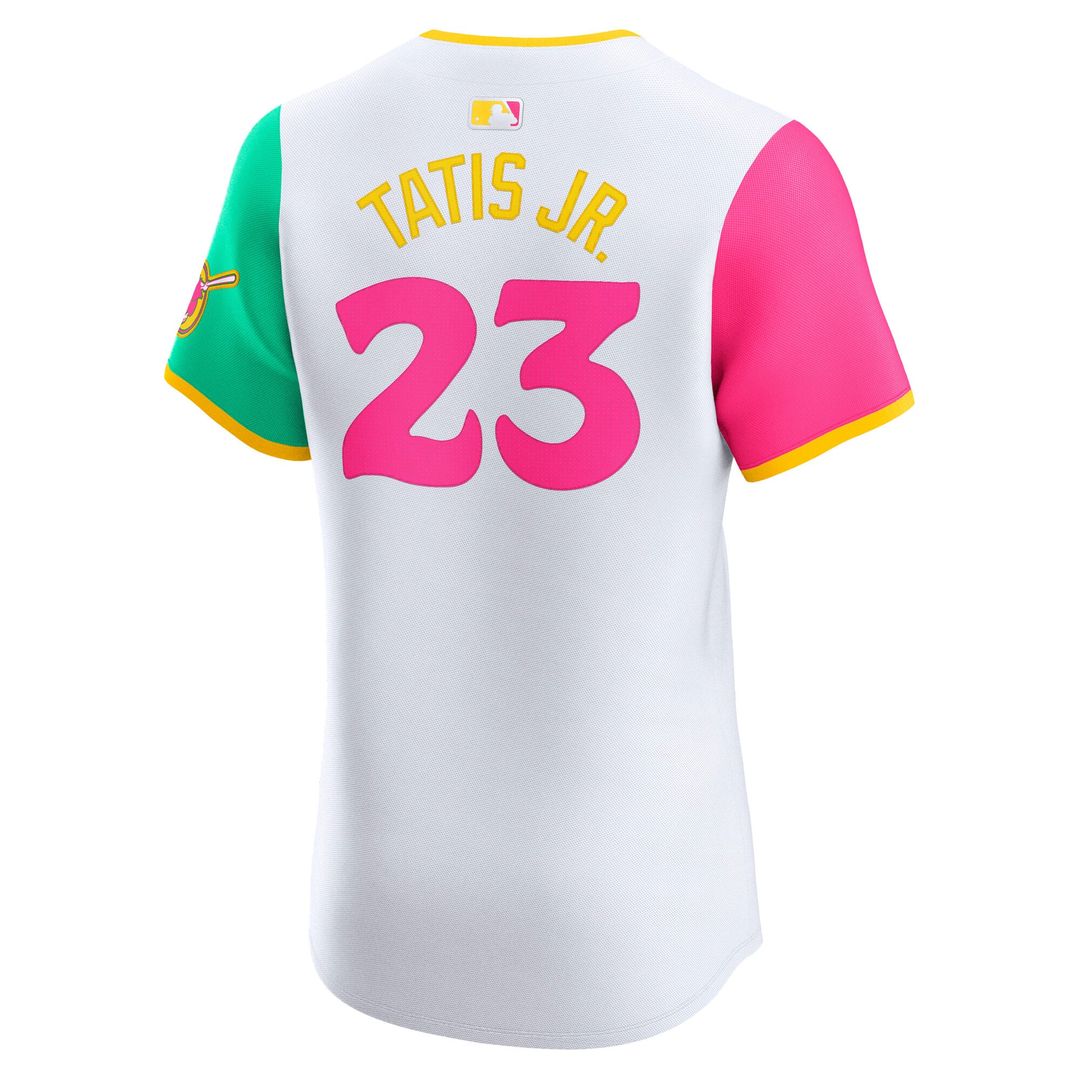 San Diego Padres Fernando Tatis Jr. Nike City Connect Elite Jersey - White