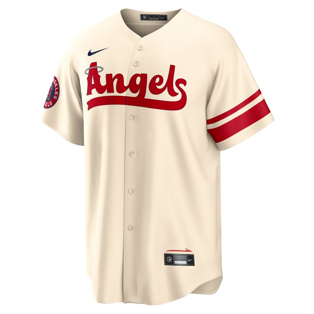 Los Angeles Angels Anthony Rendon Nike City Connect Replica Player Jersey - Cream