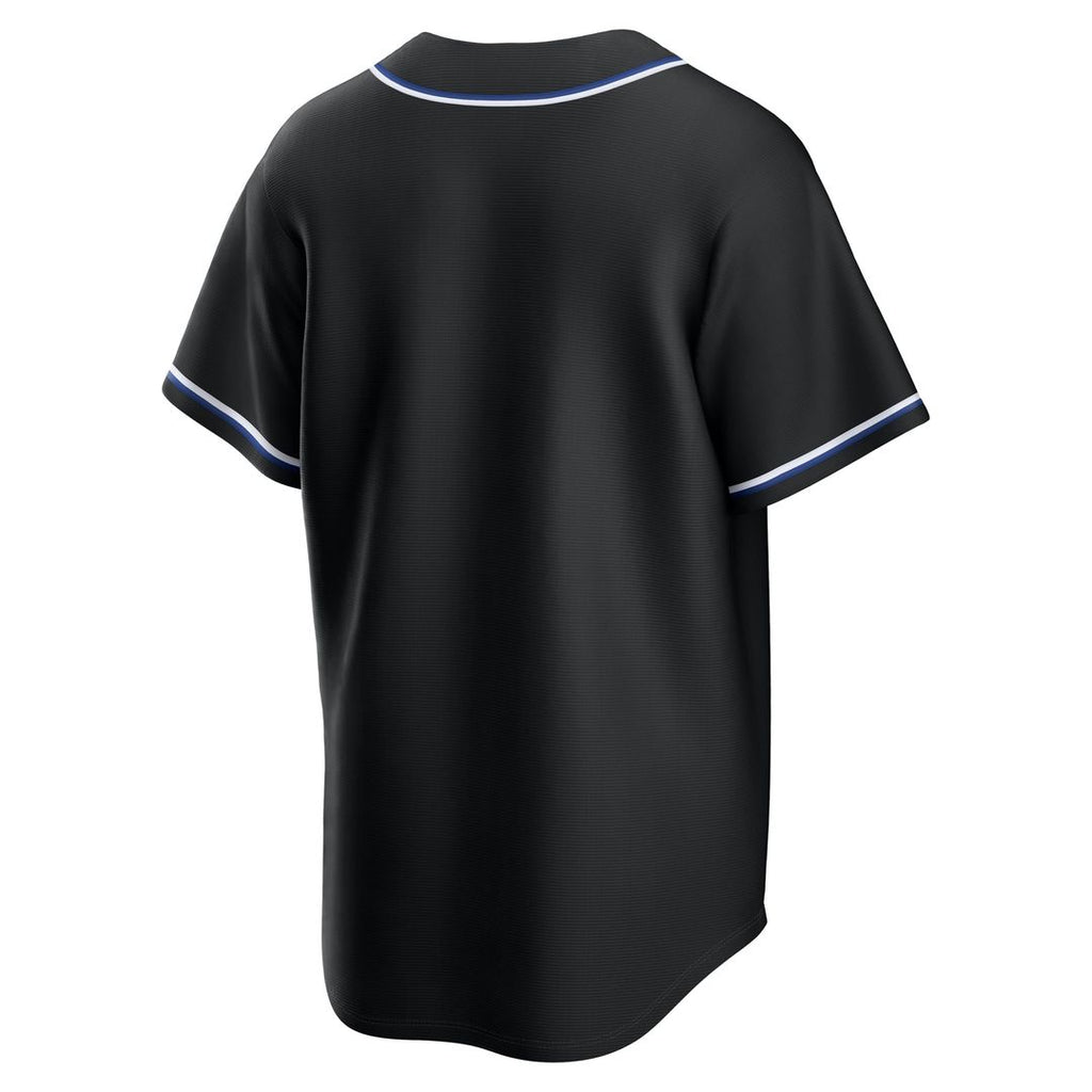 New York Mets Nike Fashion Replica Black Out Jersey