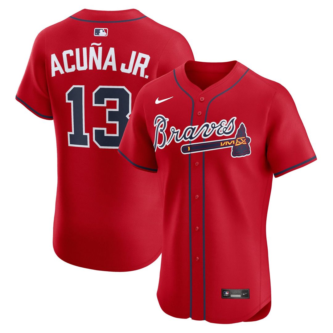 Atlanta Braves Ronald Acu?a Jr. Nike Home Elite Player Jersey - White