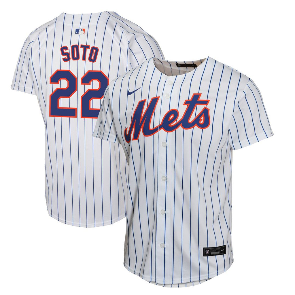 New York Mets Juan Soto Nike Youth Home Game Player Jersey - White