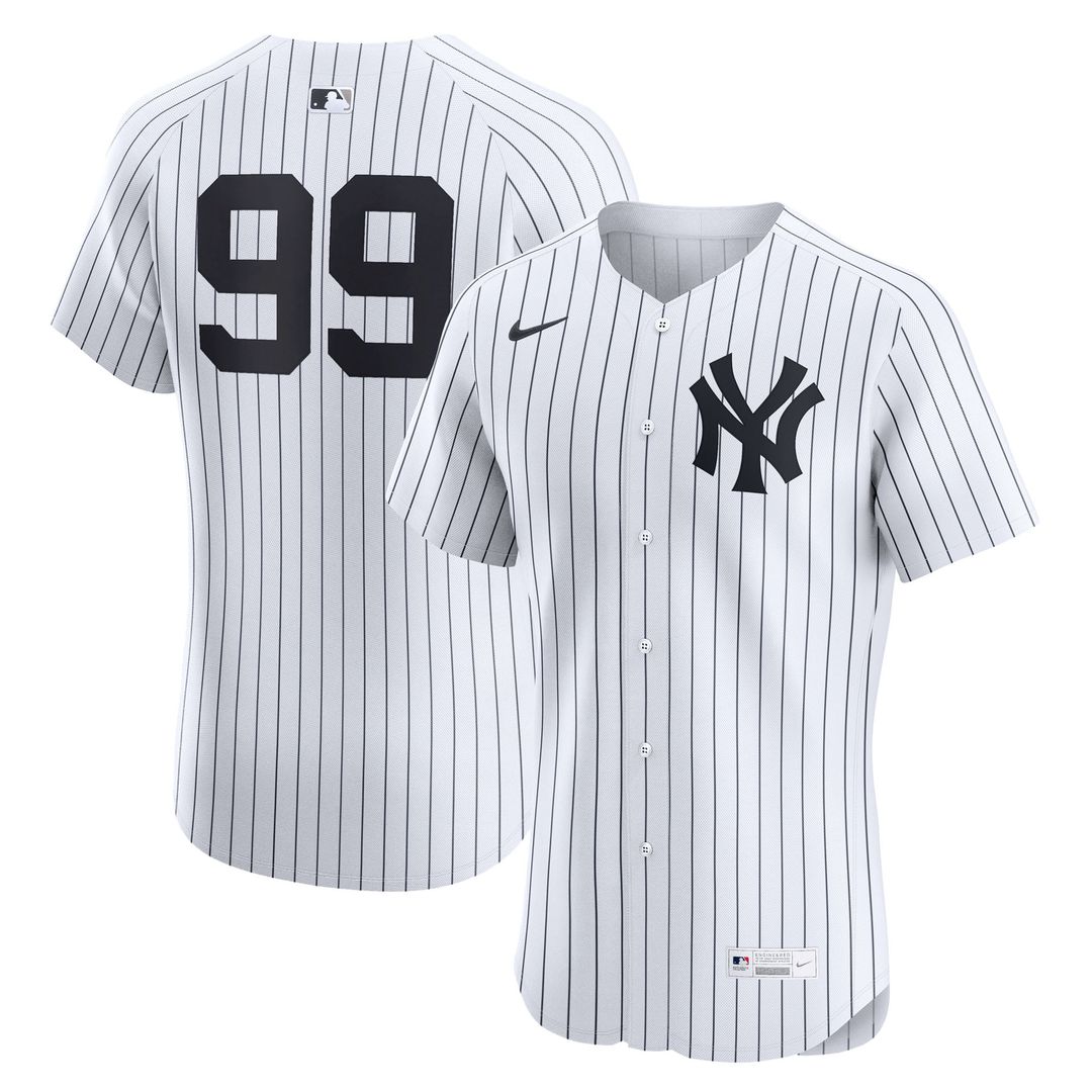 New York Yankees Aaron Judge Nike Home ElitePlayer Jersey - White