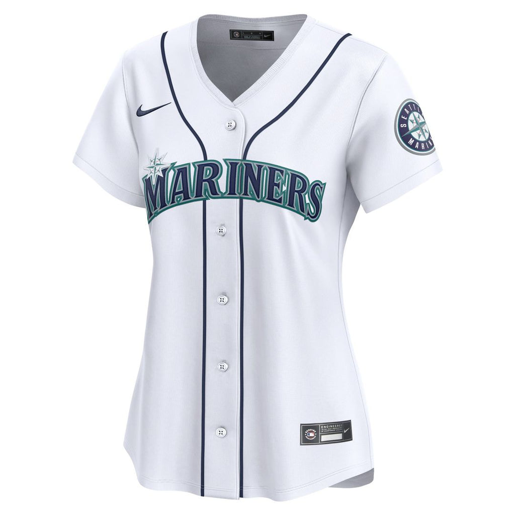 Seattle Mariners Julio Rodríguez Nike Women's Home Limited Player Jersey - White