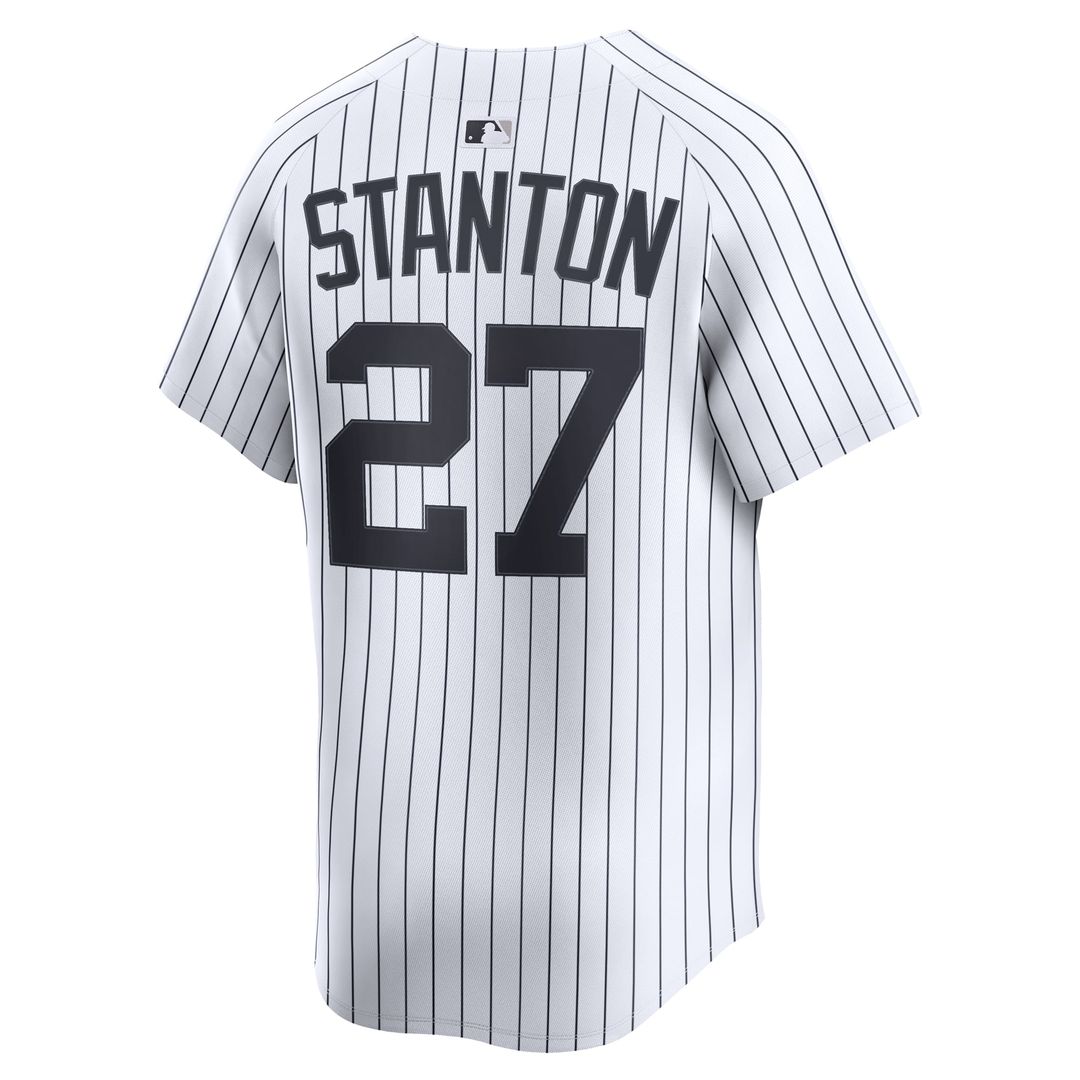New York Yankees Giancarlo Stanton Nike Home Limited Player Jersey - White