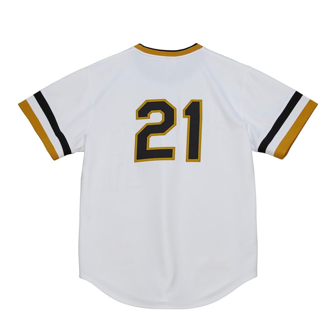 Pittsburgh Pirates Roberto Clemente Mitchell & Ness Cooperstown Authentic Jersey - White