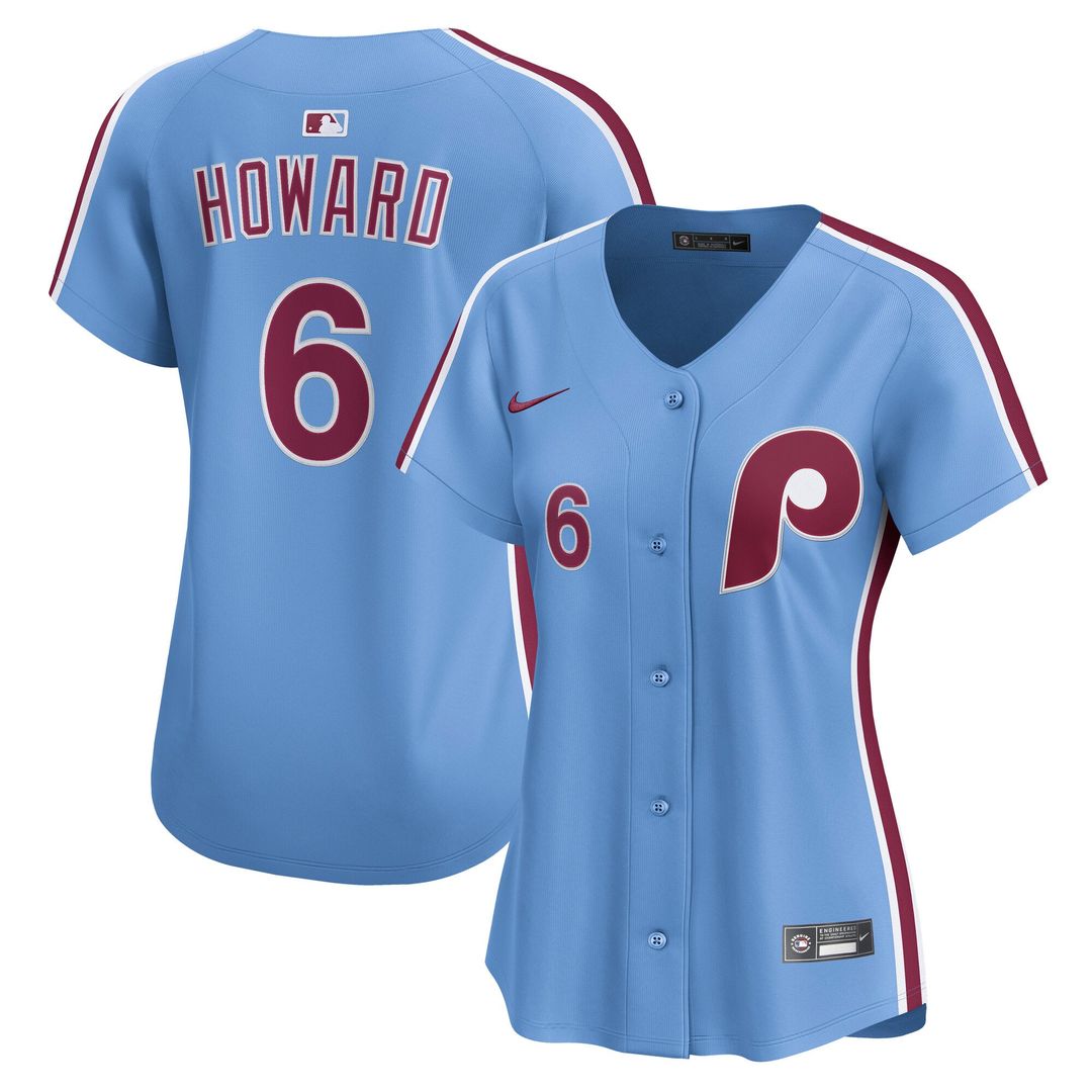 Philadelphia Phillies Ryan Howard Nike Women's Alternate 2 Limited Jersey ¨C Cream