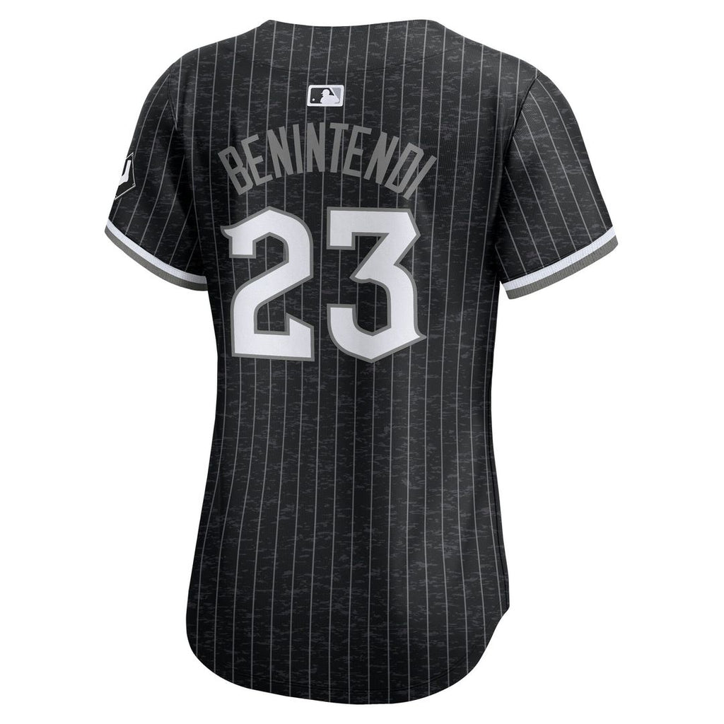 Chicago White Sox Andrew Benintendi Nike Women's City Connect Limited Jersey - Black