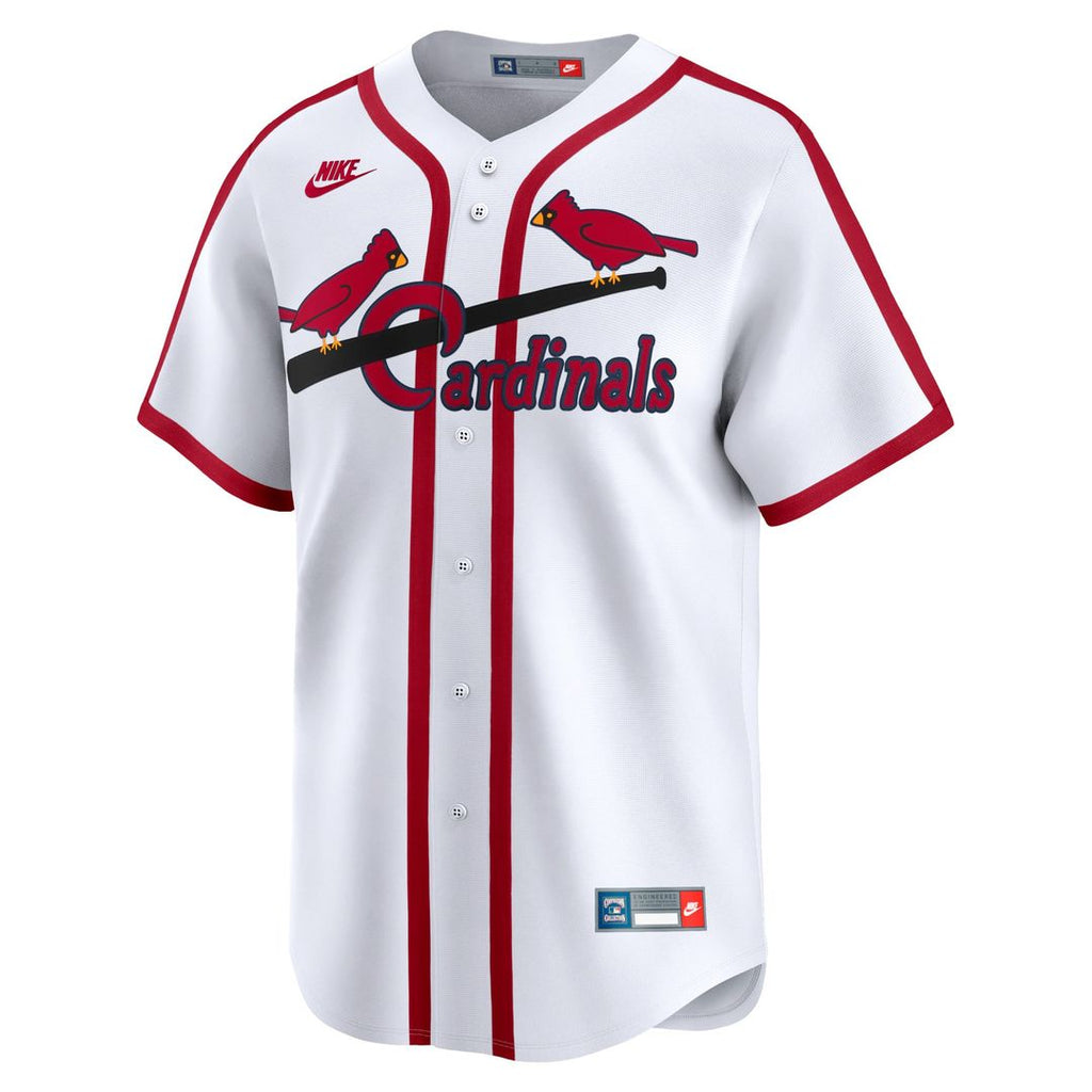St. Louis Cardinals Nike Cooperstown Limited Jersey - White