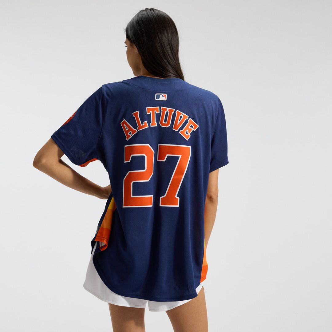 Houston Astros Jose Altuve Nike Women's Alternate Limited Player Jersey ¨C Navy