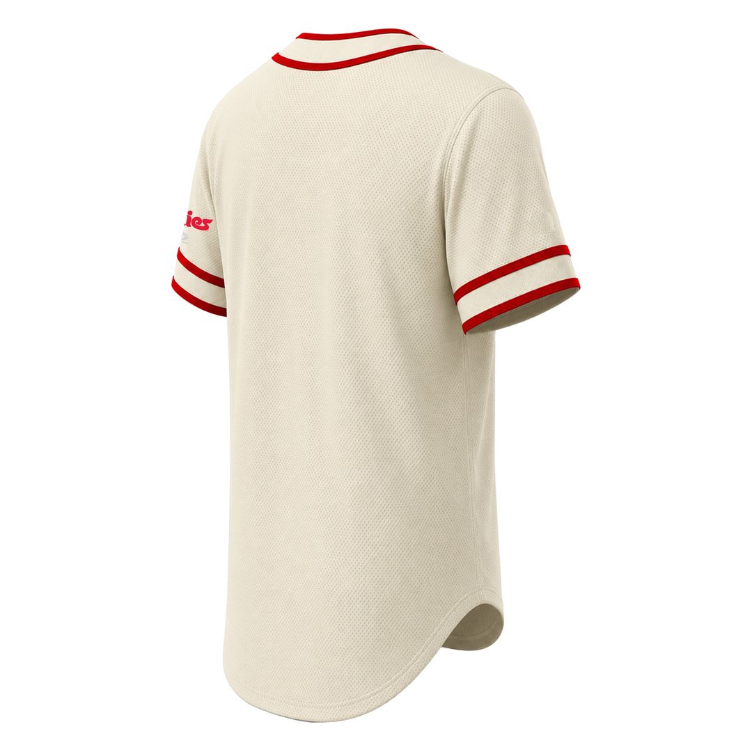 Philadelphia Phillies Stitches Throwback Fashion Jersey - Natural