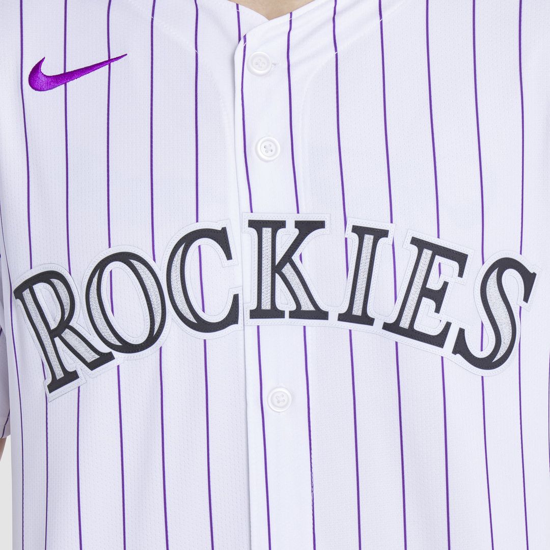 Colorado Rockies Nike Home Limited Player Jersey - White