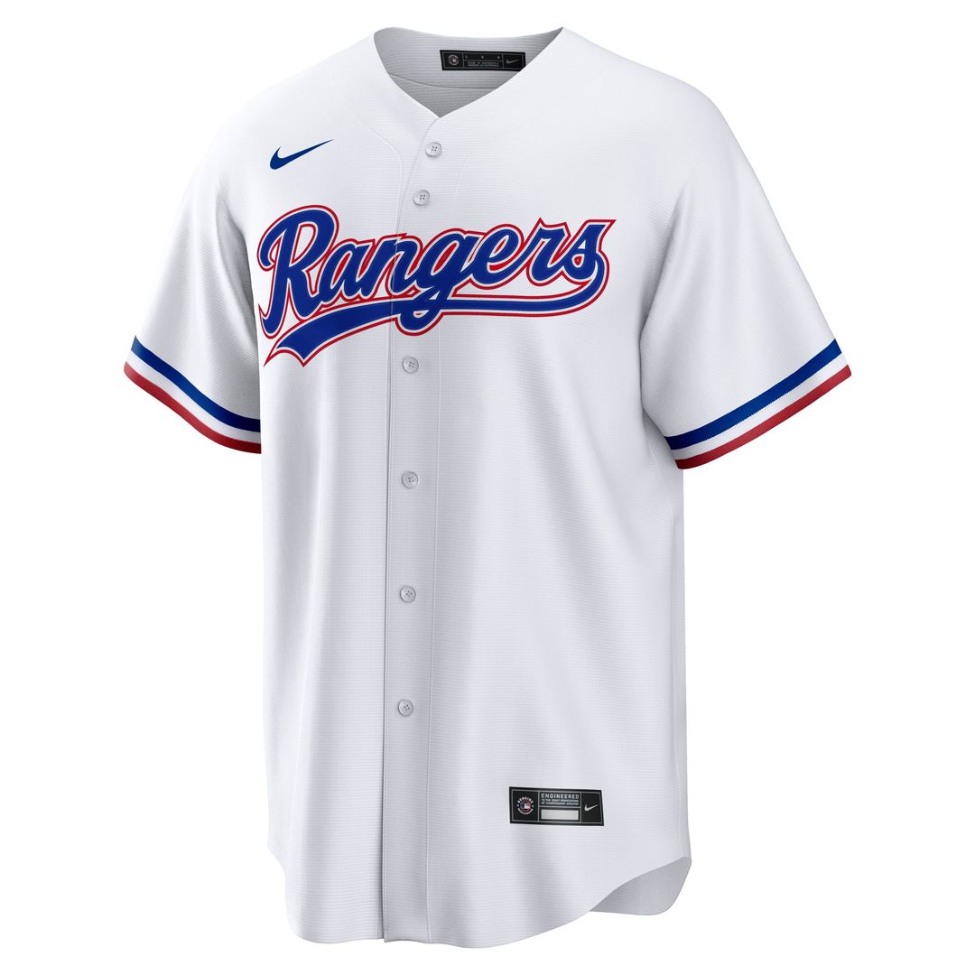 Texas Rangers Josh Smith Nike Home Replica Jersey - White