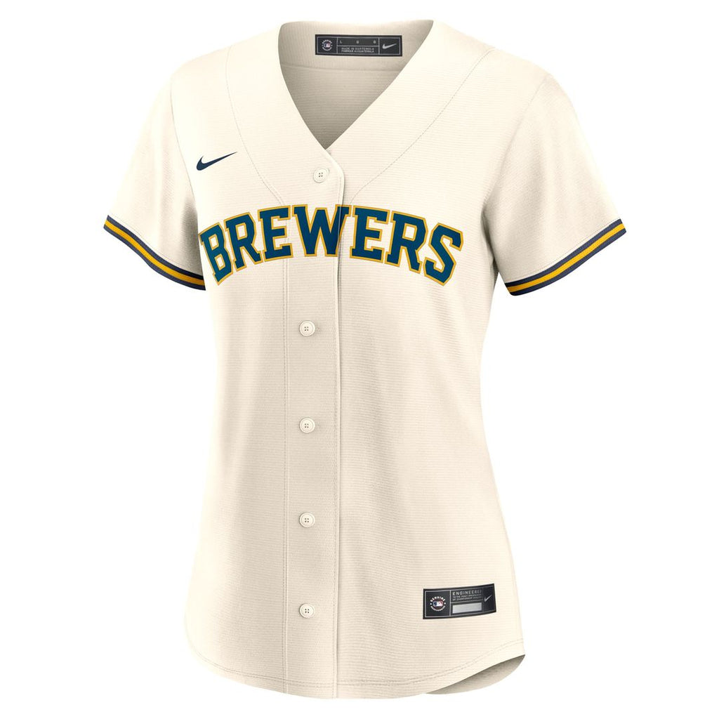 Milwaukee Brewers Blake Perkins Nike Women's Home Replica Jersey - Cream