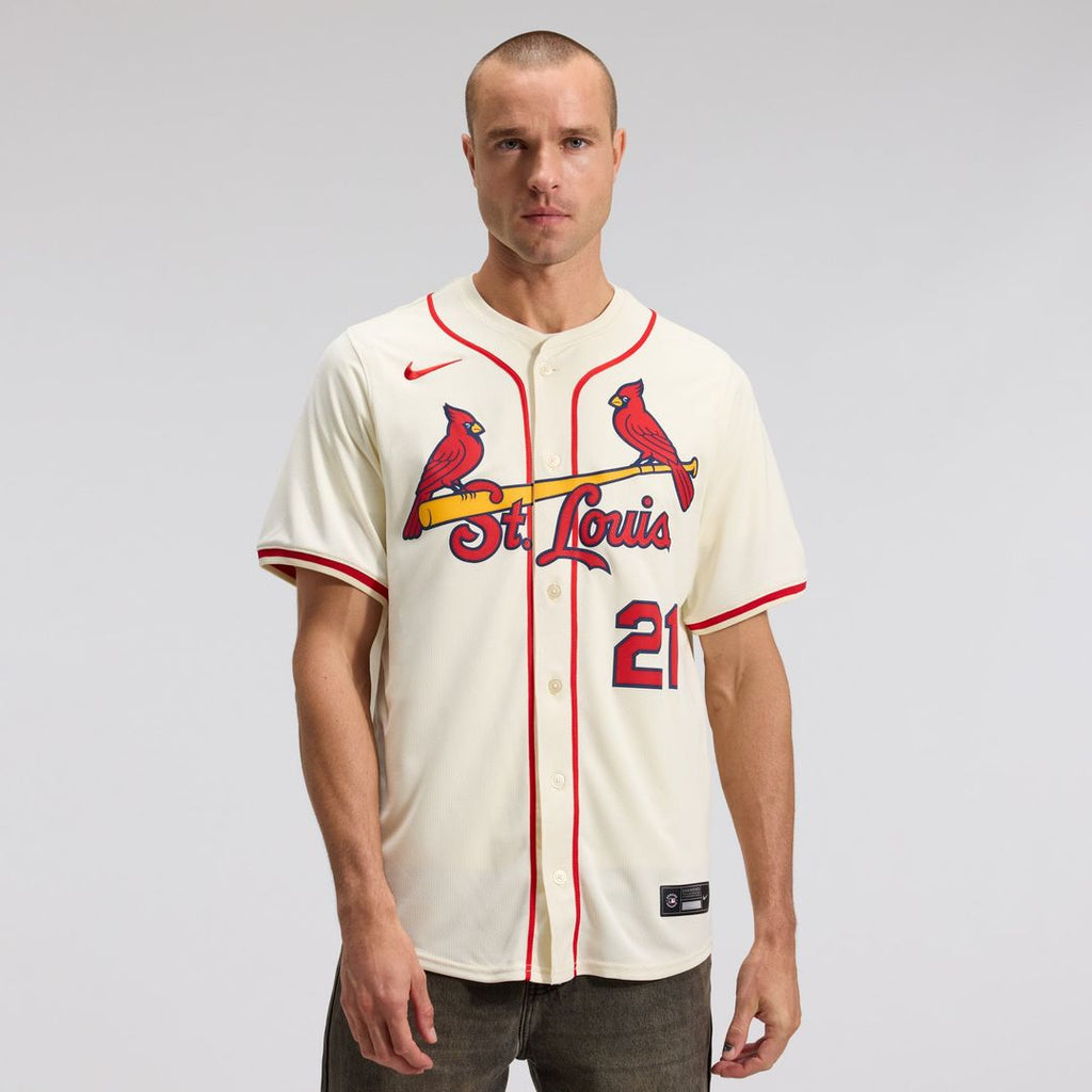 St. Louis Cardinals Lars Nootbaar Nike Alternate 2 Limited Jersey - Cream