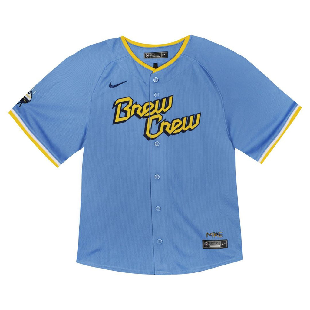 Milwaukee Brewers Nike Toddler City Connect Team Limited Jersey - Blue