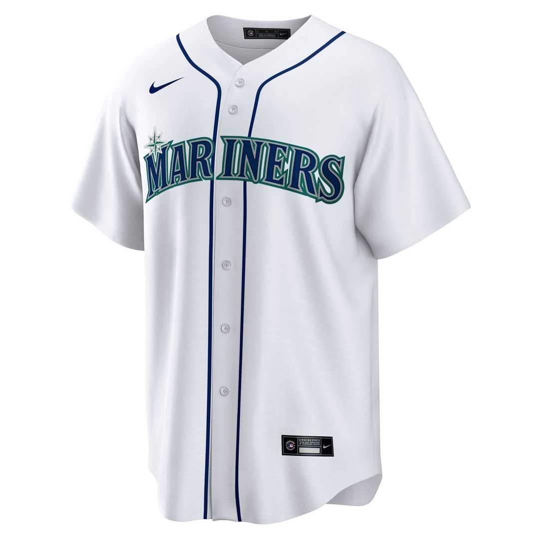 Seattle Mariners Cal Raleigh Nike Home Replica Player Jersey - White
