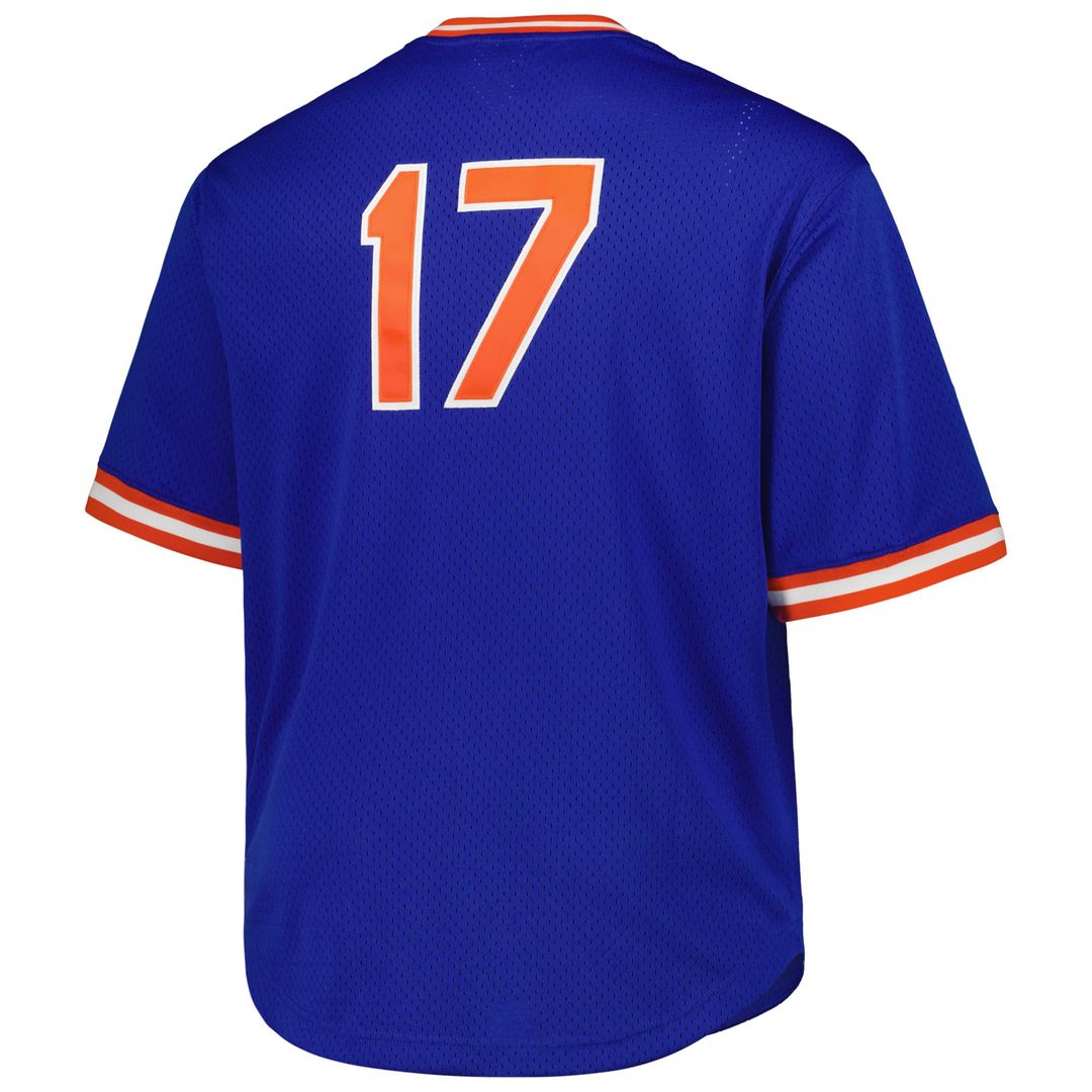 New York Mets Keith Hernandez Mitchell & Ness 1986 Cooperstown Mesh Pullover Jersey - Royal
