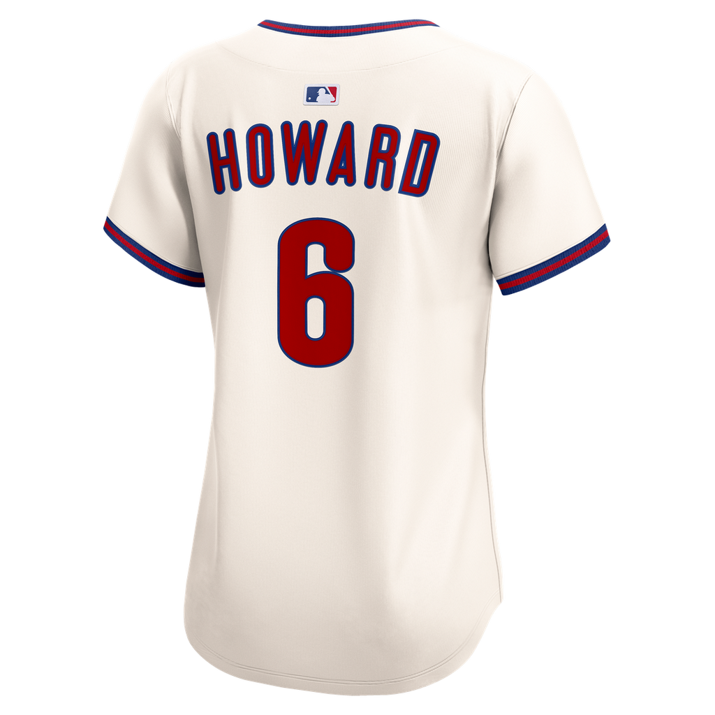 Philadelphia Phillies Ryan Howard Nike Women's Alternate 2 Limited Jersey ¨C Cream