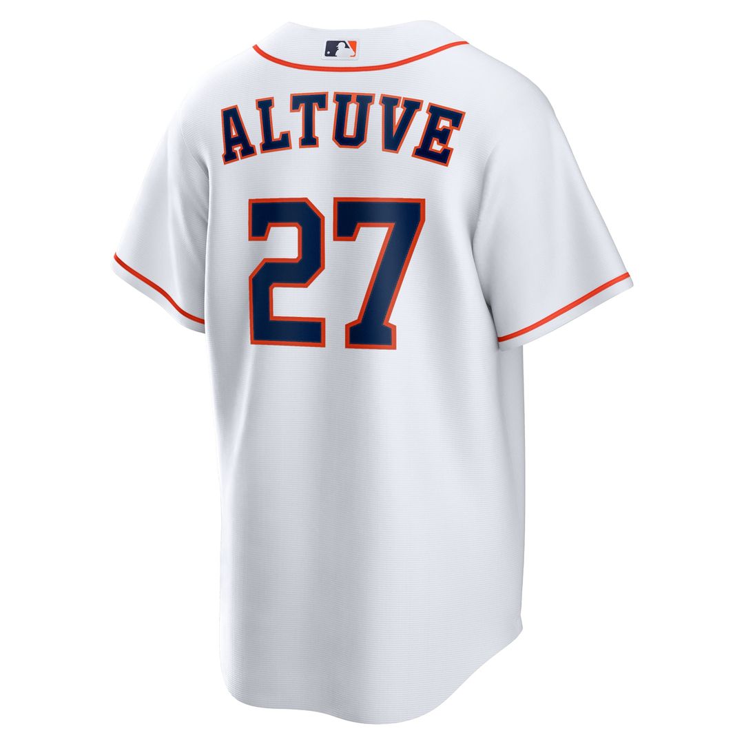 Houston Astros Jose Altuve Nike Home Replica Player Name Jersey - White