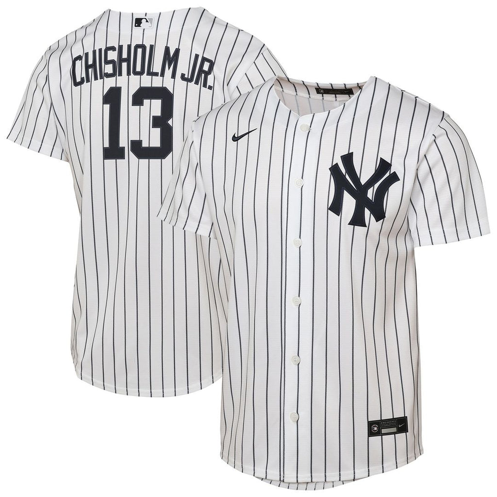 New York Yankees Jazz Chisholm Jr. Nike Youth Home Replica Jersey - White