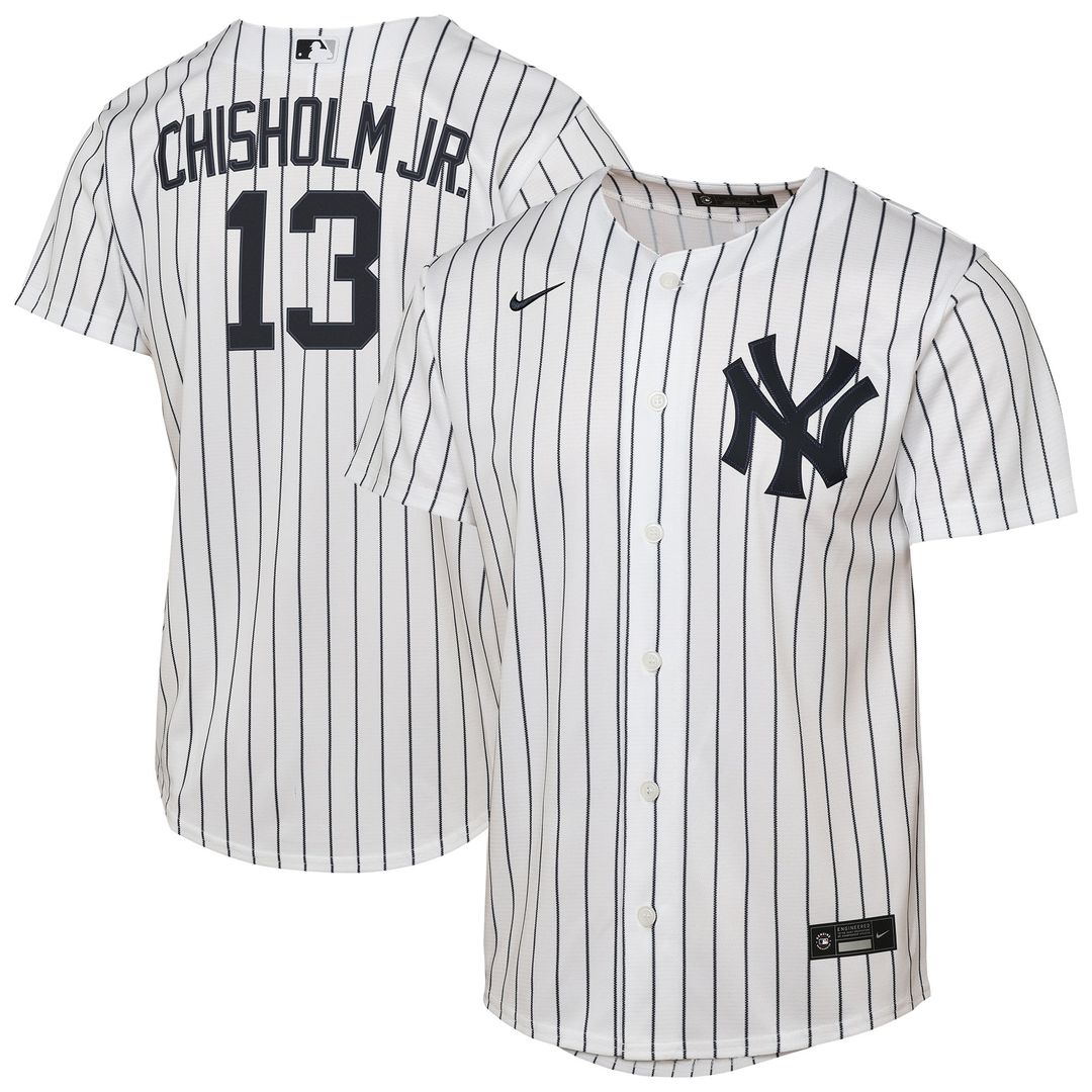 New York Yankees Jazz Chisholm Jr. Nike Youth Home Replica Jersey - White