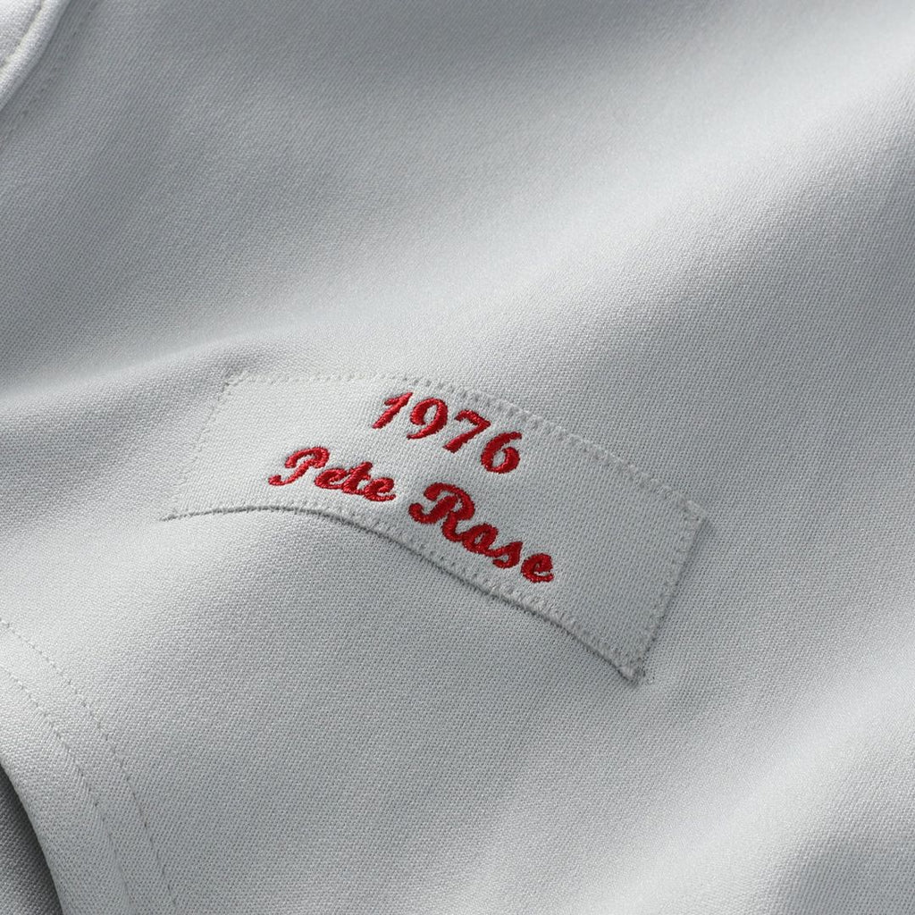 Cincinnati Reds Pete Rose Mitchell & Ness 1976 Authentic Jersey - Gray