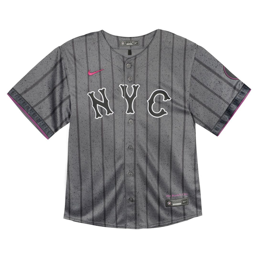 New York Mets Nike Toddler City Connect Team Limited Jersey - Gray