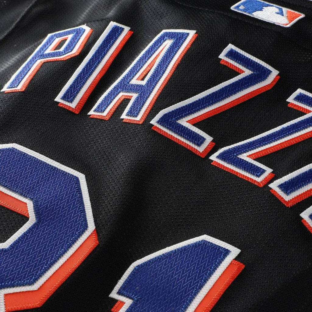 New York Mets Mike Piazza Mitchell & Ness Cooperstown 2000 Batting Practice Jersey - Black