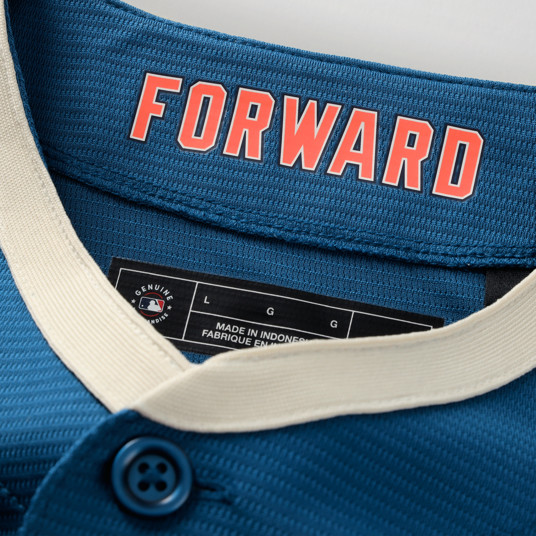 Milwaukee Brewers William Contreras Nike 2026 City Connect Stadium Jersey - Mineral Blue