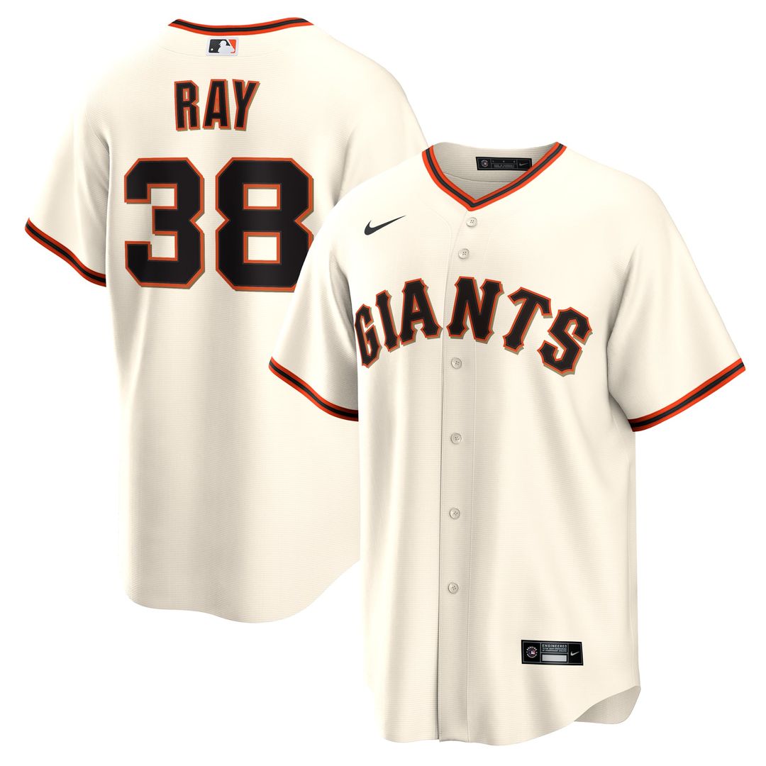 San Francisco Giants Robbie Ray Nike Home Replica Jersey - Cream