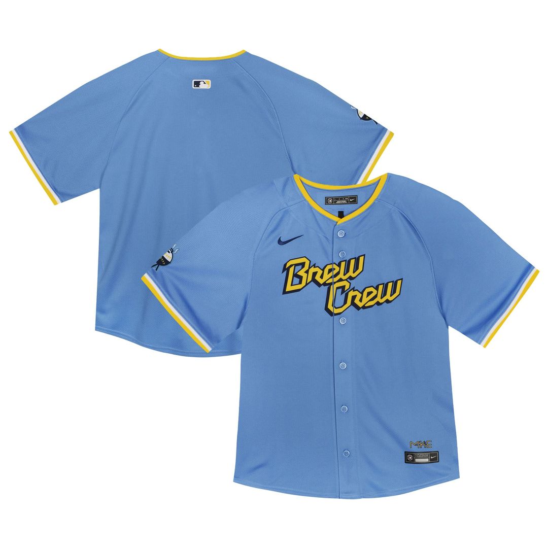 Milwaukee Brewers Nike Toddler City Connect Team Limited Jersey - Blue
