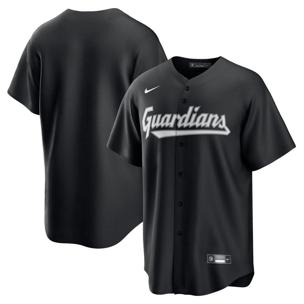 Cleveland Guardians Nike Replica Jersey - Black