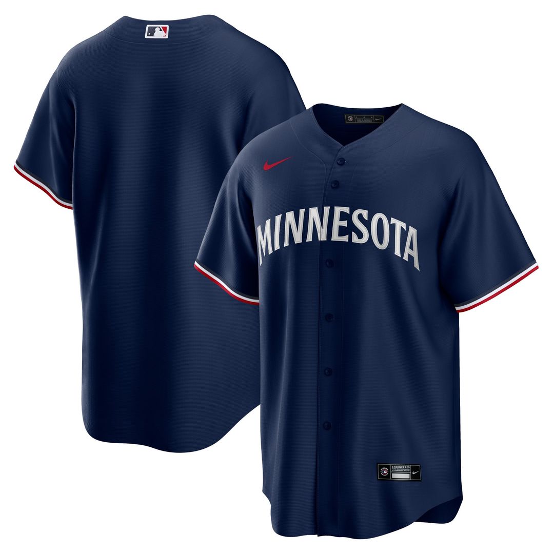 Minnesota Twins Nike Road Replica Team Jersey - Gray