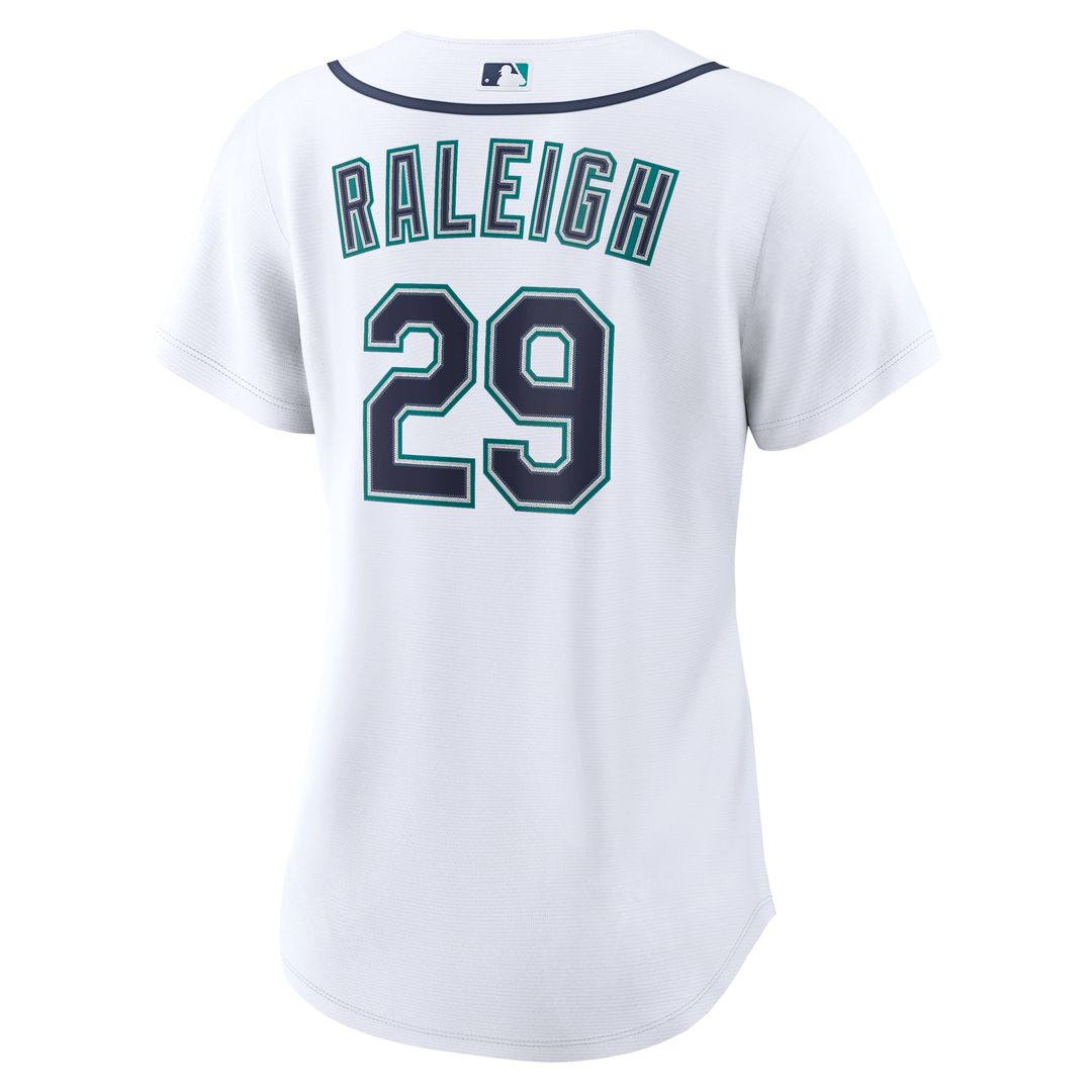 Seattle Mariners Cal Raleigh Nike Women's Home Replica Jersey - White