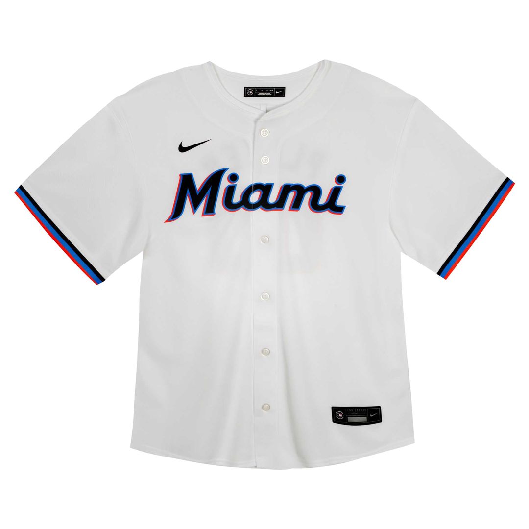 Miami Marlins Nike Youth Home Game Jersey - White