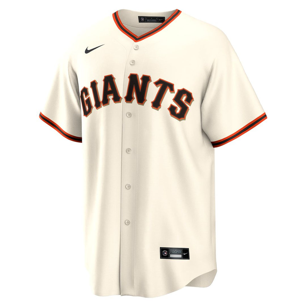 San Francisco Giants Willy Adames Nike Home Replica Jersey - Cream