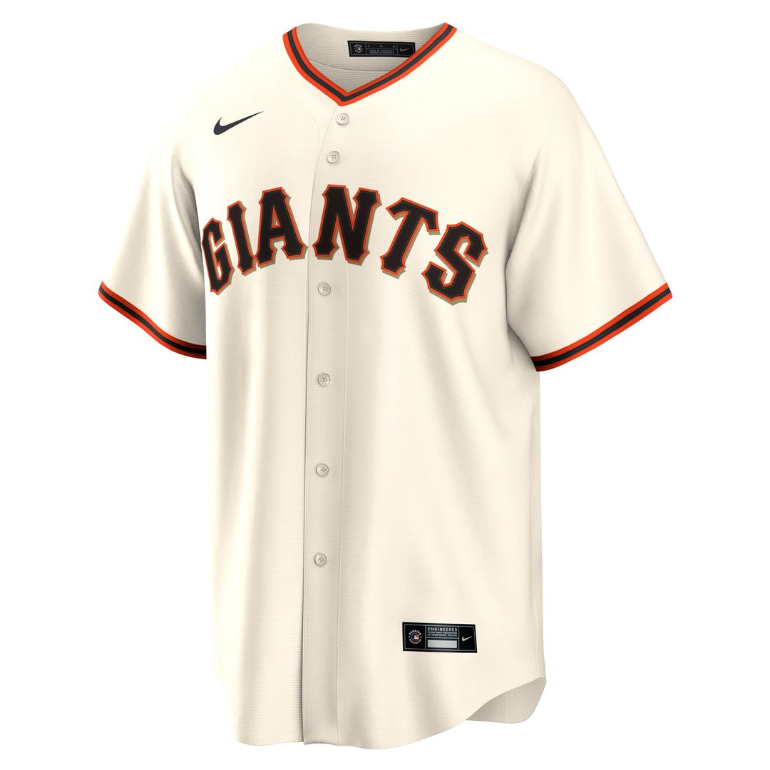 San Francisco Giants Willy Adames Nike Home Replica Jersey - Cream