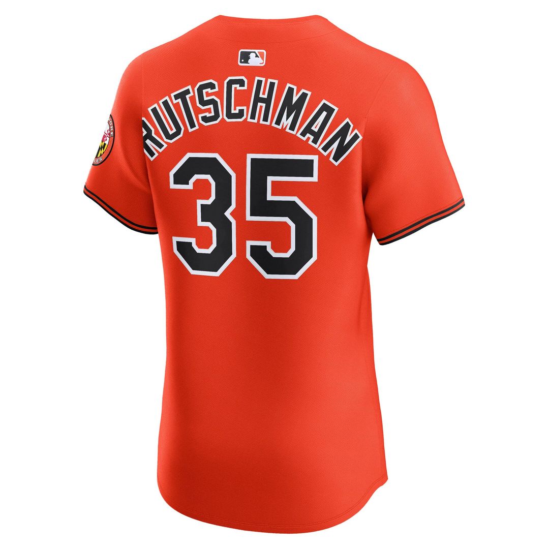 Baltimore Orioles Adley Rutschman Nike Alternate Elite Jersey - Black
