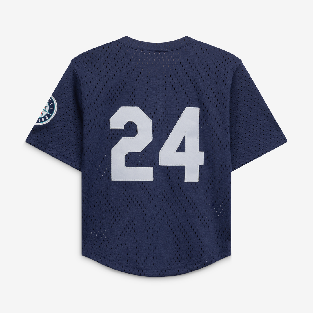 Seattle Mariners Ken Griffey Jr. Mitchell & Ness Preschool Cooperstown Mesh Batting Practice Jersey - Navy