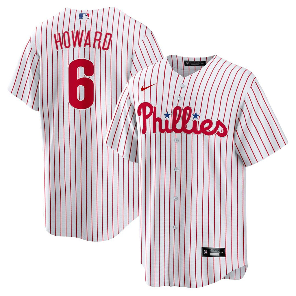 Philadelphia Phillies Ryan Howard Nike Replica Player Jersey - White