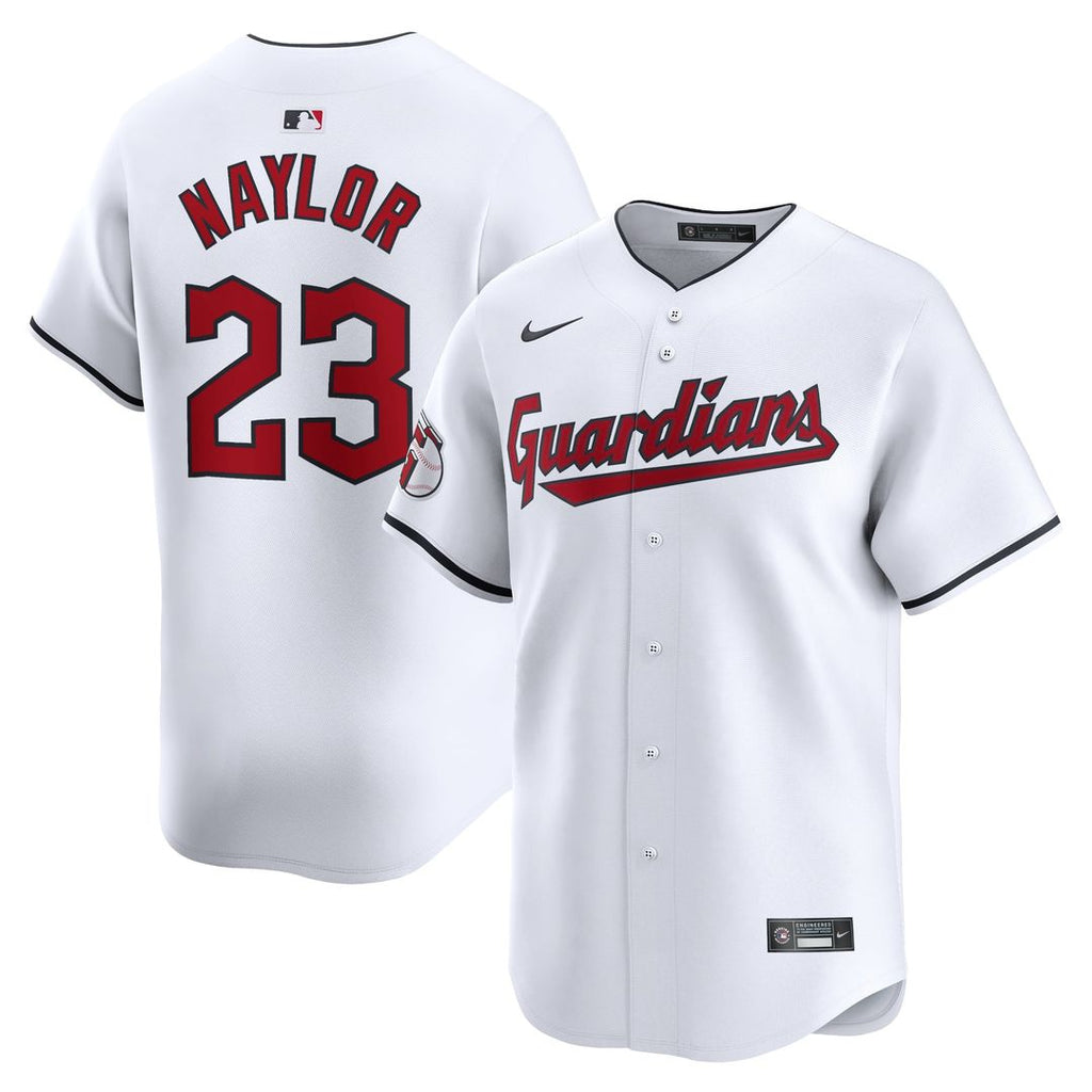 Cleveland Guardians Bo Naylor Nike Home Limited Player Jersey - White