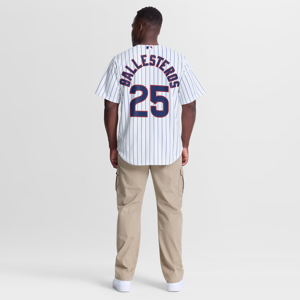 Chicago Cubs Mois¨¦s Ballesteros Nike Home Replica Jersey - White