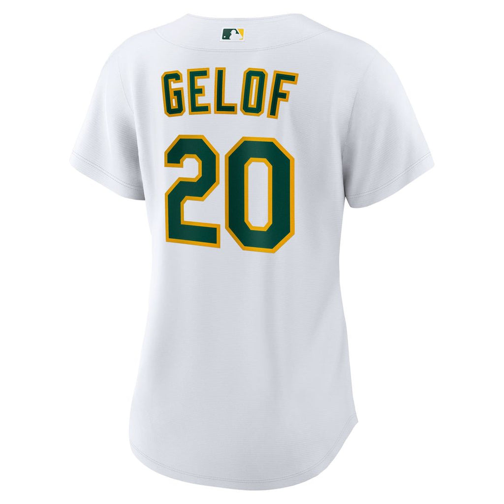 Athletics Zack Gelof Nike Women's Home Replica Player Jersey - White