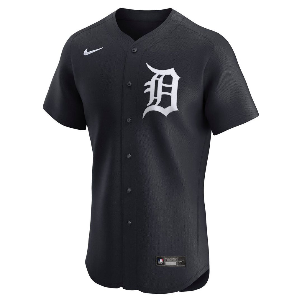 Detroit Tigers Nike Alternate 2 Elite Jersey - Navy