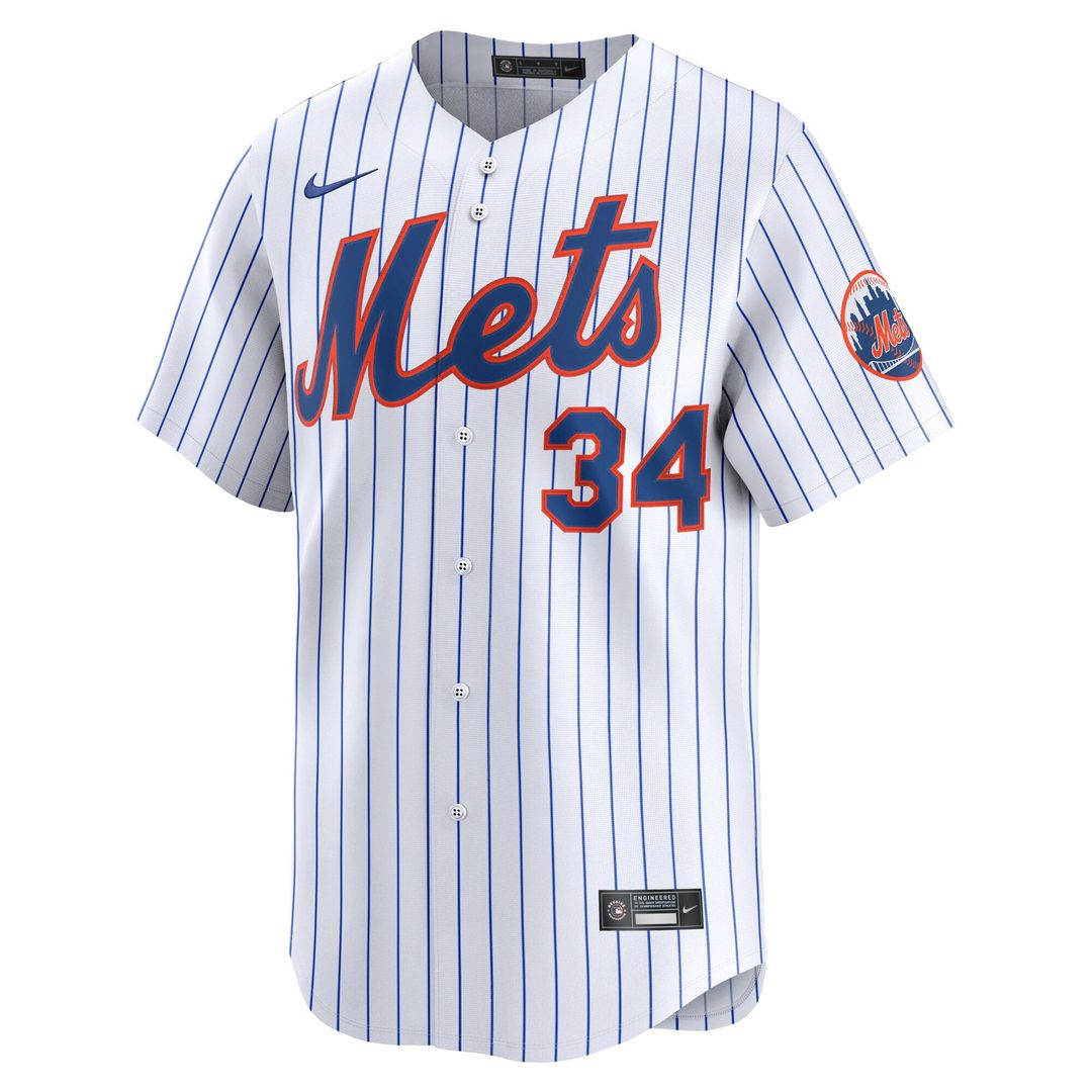 New York Mets Kodai Senga Nike Home Limited Player Jersey - White