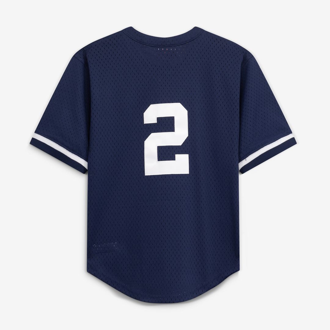 New York Yankees Derek Jeter Mitchell & Ness Preschool Cooperstown Mesh Batting Practice Jersey - Navy