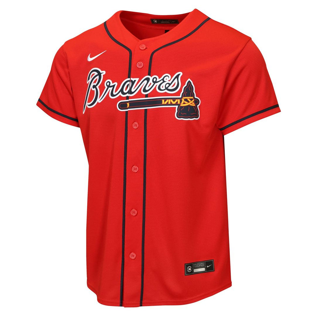 Atlanta Braves Ronald Acuña Jr. Nike Youth Road Replica Jersey - Gray