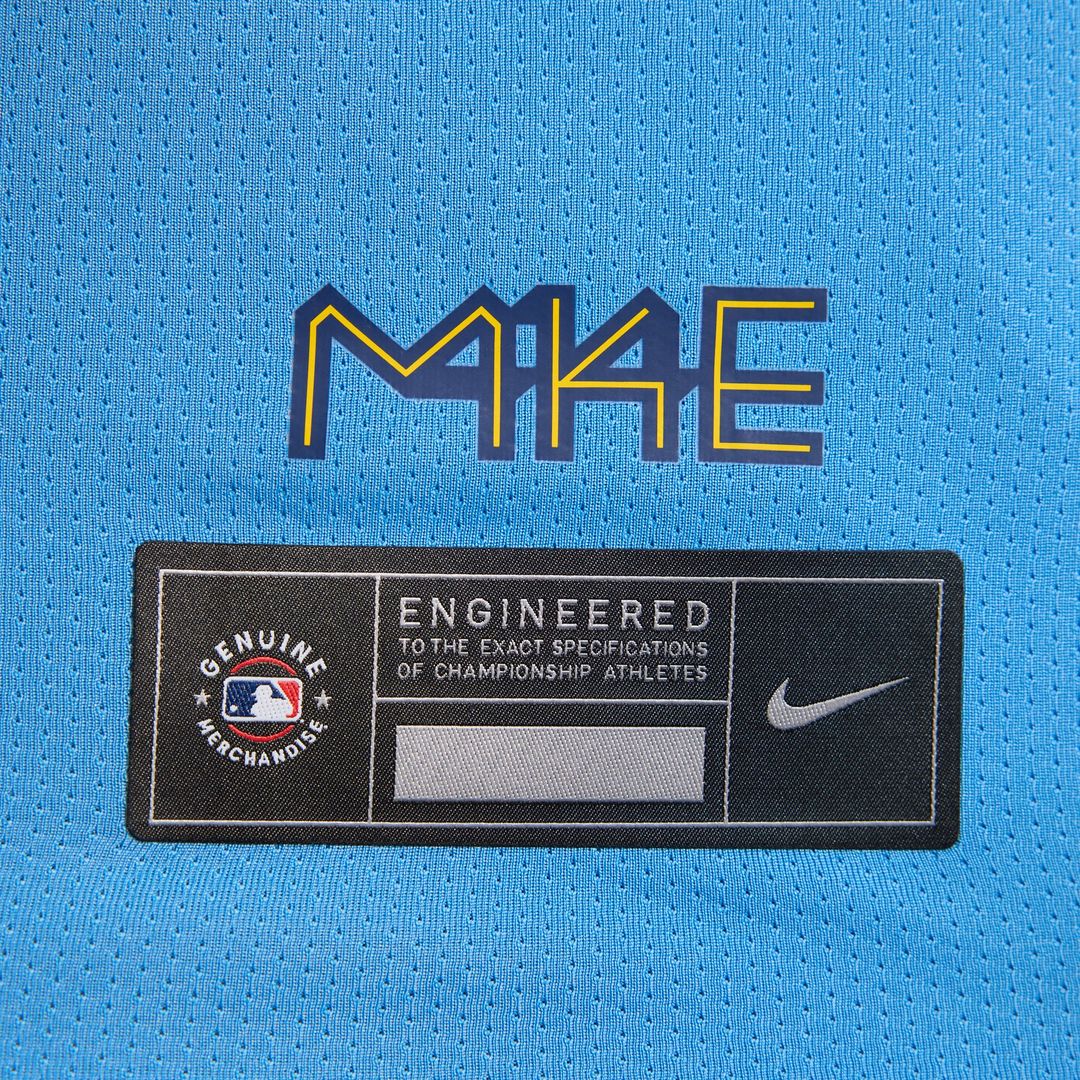 Milwaukee Brewers Nike City Connect Limited Jersey - Light Blue
